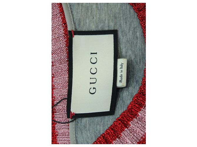 Gucci Blumenpullover mit Schmetterlingsdesign aus mehrfarbiger Baumwolle - Ansicht 4