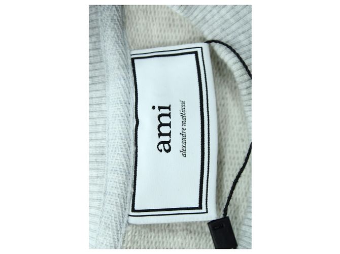 Sweat Ami "You Are Here" en Coton Gris - vue 3