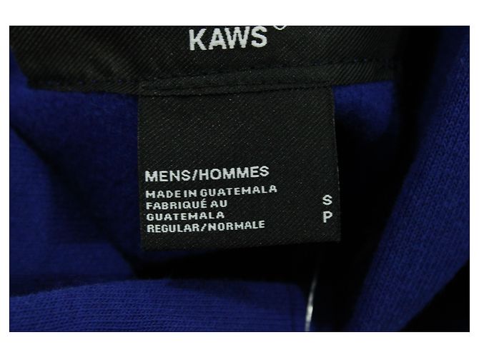 The North Face X KAWS Kapuzenpullover aus blauer Baumwolle - Ansicht 4