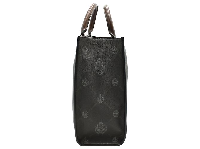 Cabas Berluti Ulysse à Panneaux en Toile en Cuir Noir - vue 2
