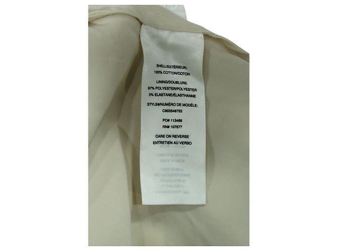 Abito con Occhielli Alice + Olivia in Cotone Bianco - vista 5