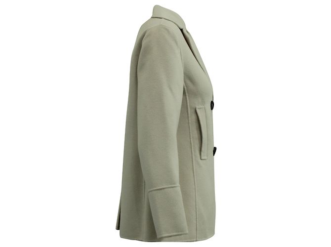 Autre Marque 'S Max Mara Dea Jacket in White Wool Brown Beige - view 2
