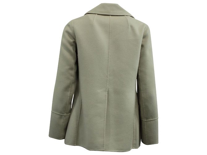 Autre Marque 'S Max Mara Dea Jacket in White Wool Brown Beige - view 3