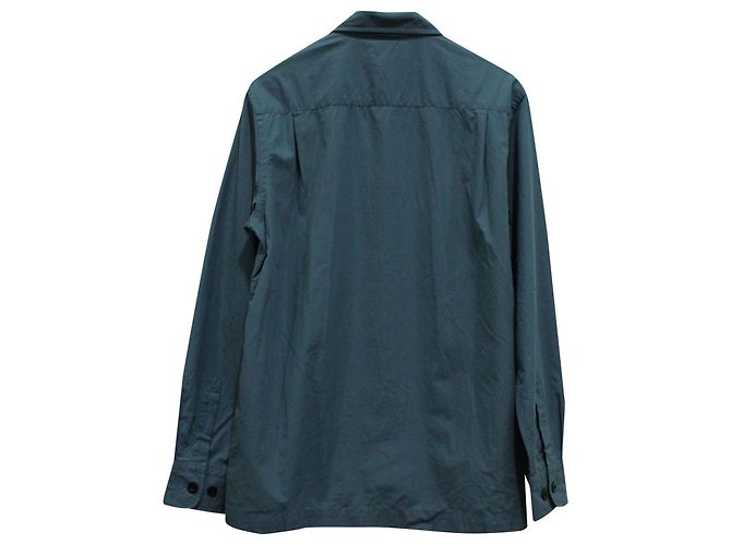 Autre Marque Herr. P Arbeitsjacke aus blauer Baumwolle - Ansicht 2