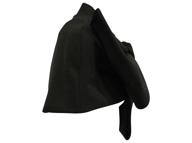 Marc by Marc Jacobs Mantella con fiocco in poliestere nero - vista 3