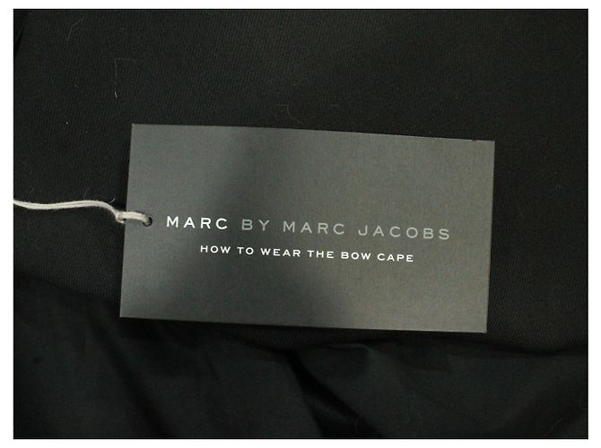 Marc by Marc Jacobs Mantella con fiocco in poliestere nero - vista 5