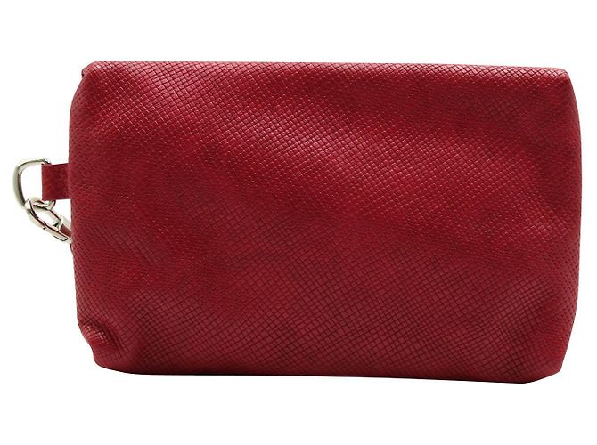 Longchamp Red Small Wristlet - view 3