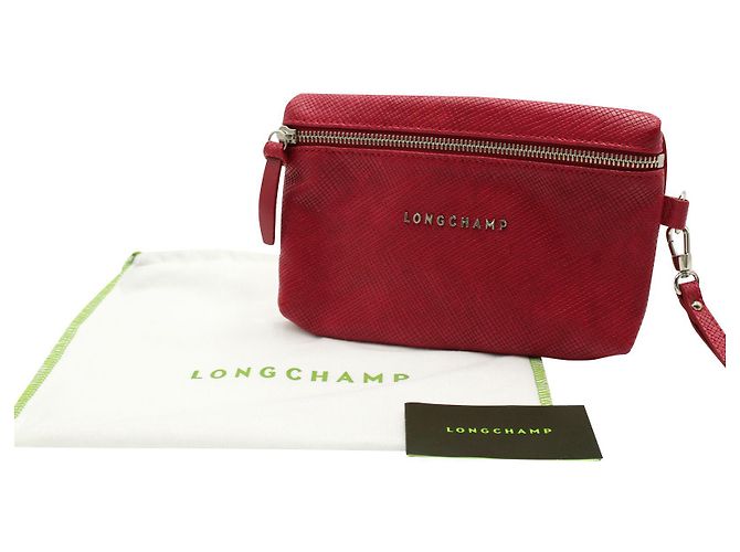 Longchamp Red Small Wristlet - view 4