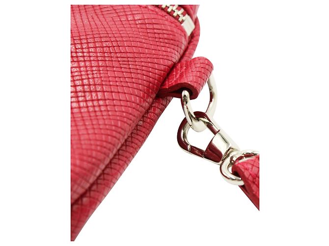 Longchamp Red Small Wristlet - view 6