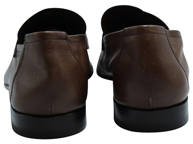 Berluti Mocassin Lorenzo en Cuir Marron - vue 4