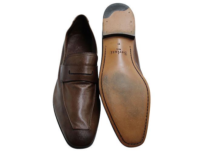 Berluti Mocassin Lorenzo en Cuir Marron - vue 5