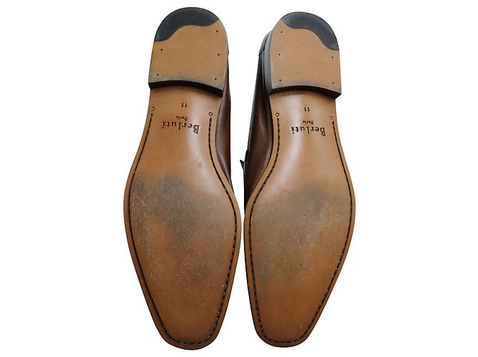 Berluti Mocassin Lorenzo en Cuir Marron - vue 6