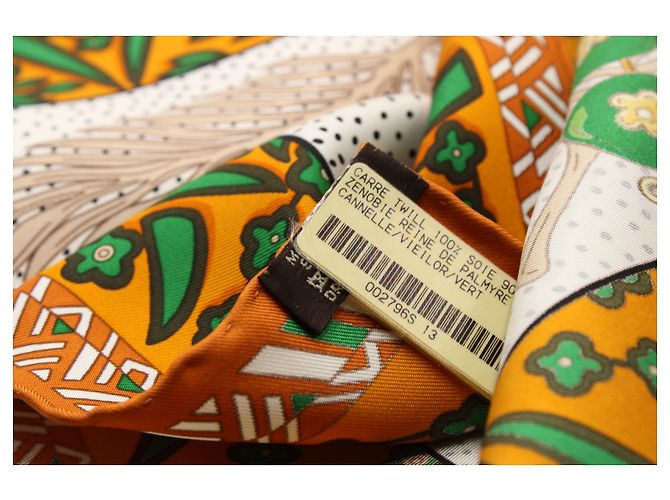 Hermès Sciarpa Hermes Carre Twill in Seta Multicolor Multicolore - vista 7