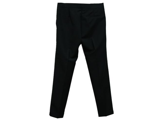 Autre Marque Pantalones de pernera recta en lana negra de Acne Studios Negro - vista 2