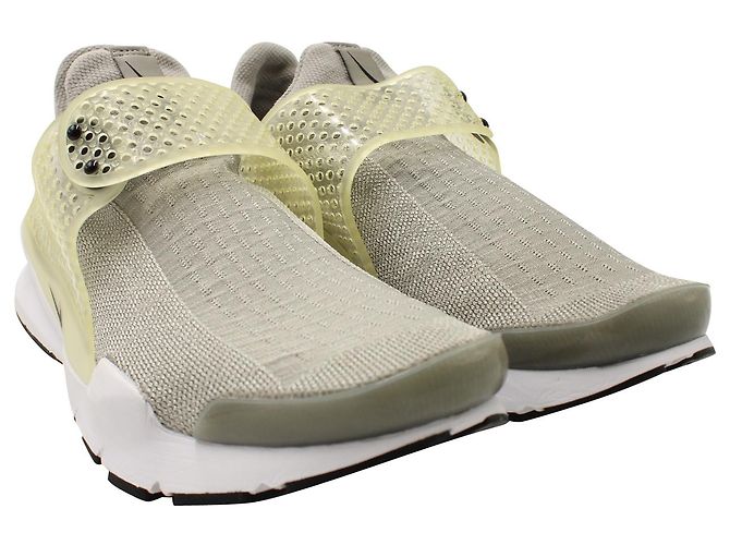 Nike Sock Dart aus mittelgrauem Nylon - Ansicht 3