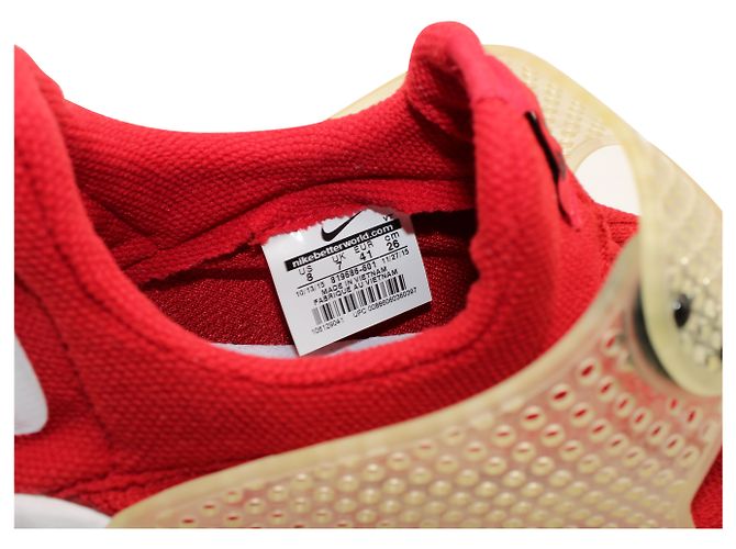 Nike Sock Dart aus rotem Nylon - Ansicht 7
