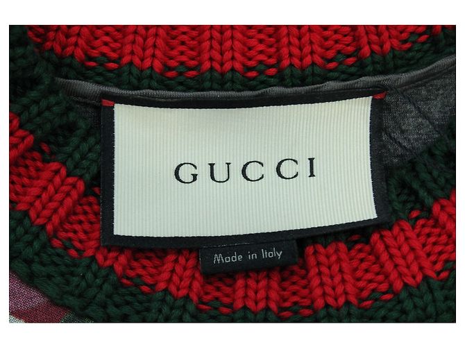 Suéter Gucci Blooms en Modal Rojo - vista 10