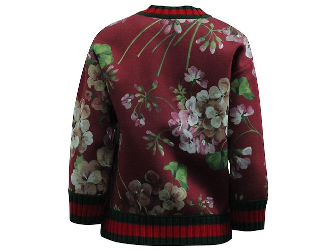 Suéter Gucci Blooms en Modal Rojo - vista 2
