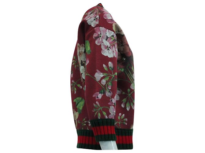Suéter Gucci Blooms en Modal Rojo - vista 3