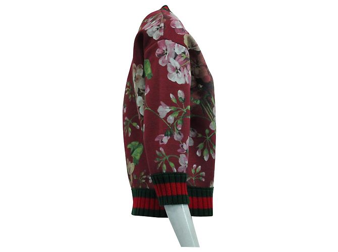 Suéter Gucci Blooms en Modal Rojo - vista 9