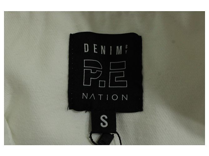 Autre Marque P.Nation E 1967 Pull à enfiler en denim blanc - vue 5