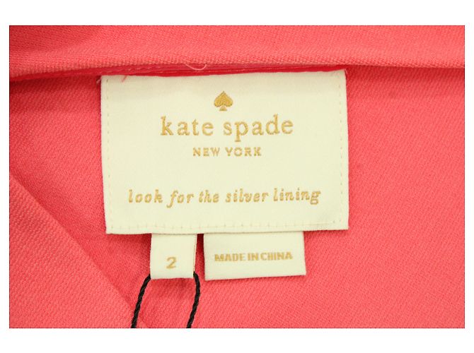 Abito Kate Spade Ponte Bow Back Fit & Flare in viscosa rosa - vista 4