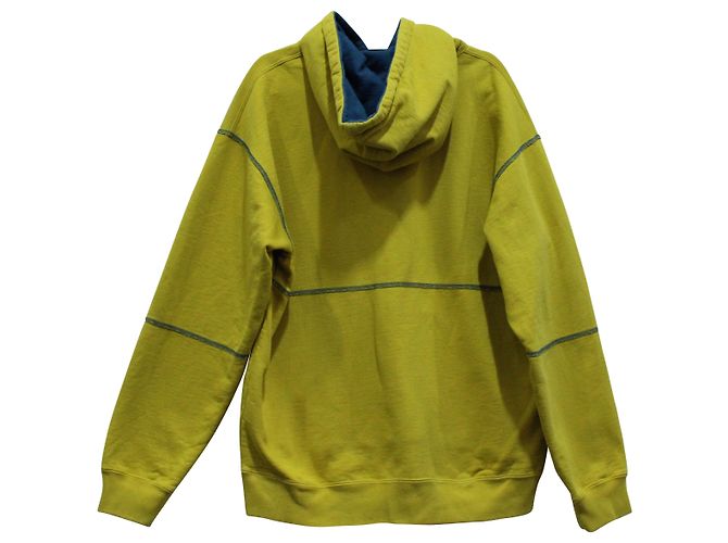 Supreme Logo Suprême 1994 Sweat à Capuche en Coton Jaune - vue 2