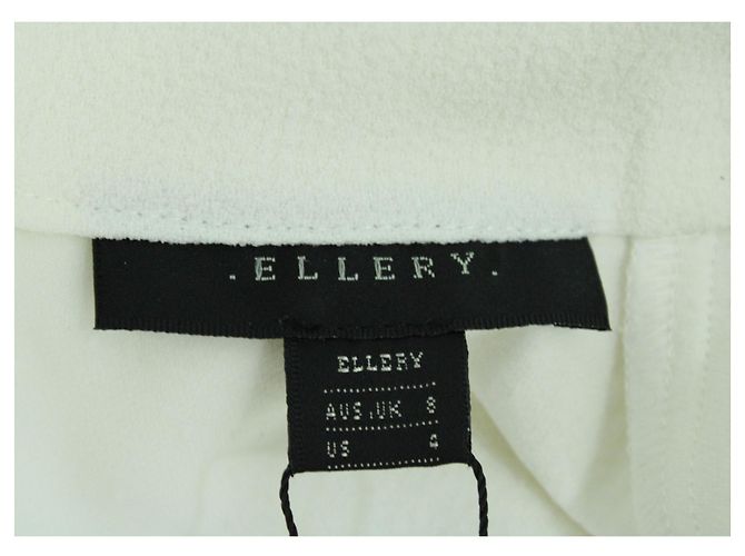 Top Ellery con Cuello Simulado en Poliéster Blanco - vista 4