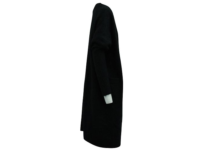 Autre Marque Acne Studios – Raya – Lange Strickjacke aus blauem Mohair - Ansicht 2