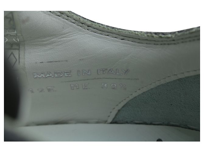 Sneakers basse Dior in pelle grigia Grigio - vista 7