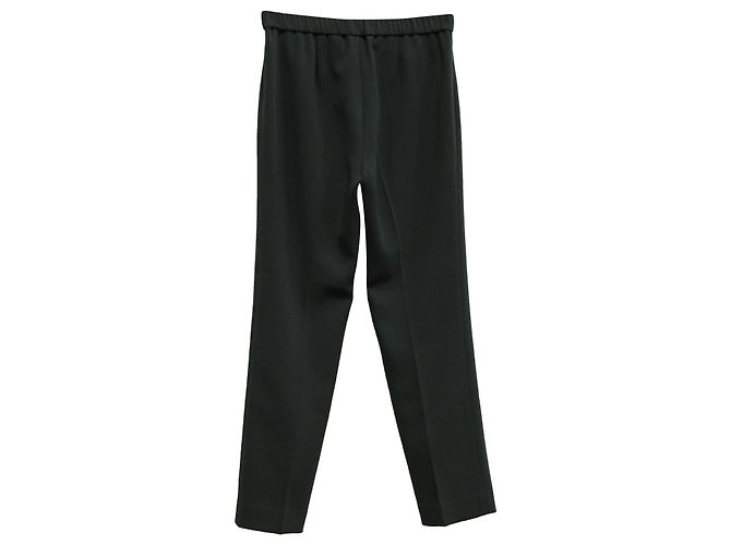 Pantalones de pernera recta Theory en triacetato gris - vista 2