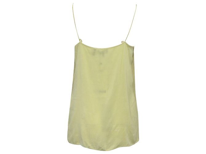 Canotta Theory Easy Slip in viscosa gialla Giallo - vista 2