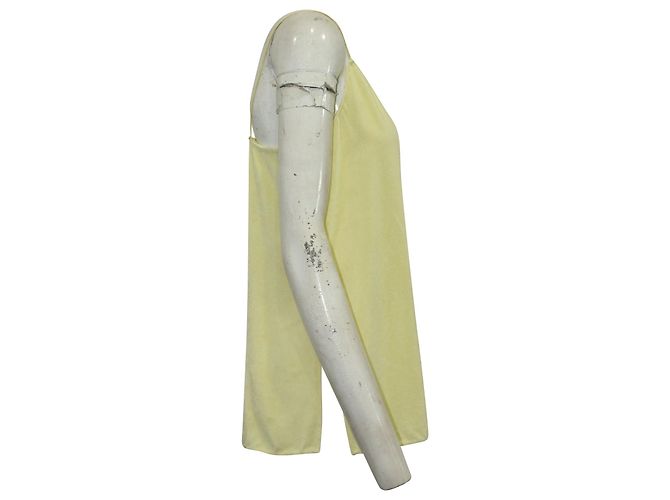 Canotta Theory Easy Slip in viscosa gialla Giallo - vista 3