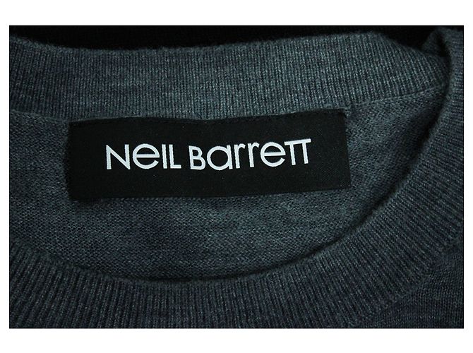 Sweat Sonic Bolt doublé Neil Barrett en laine multicolore Imprimé python - vue 3