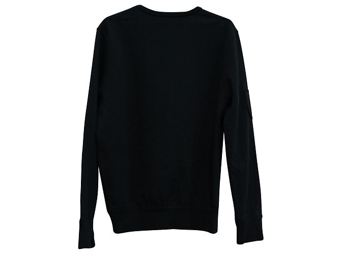 Jersey de cuello redondo con insignias en algodón negro de Alexander McQueen - vista 2