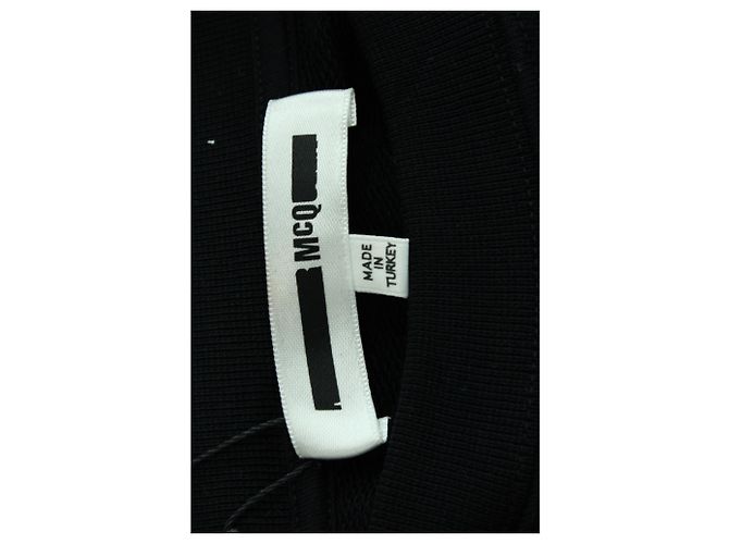 Suéter Mcq Swallow com Estampa Completa em Algodão Preto - vista 3