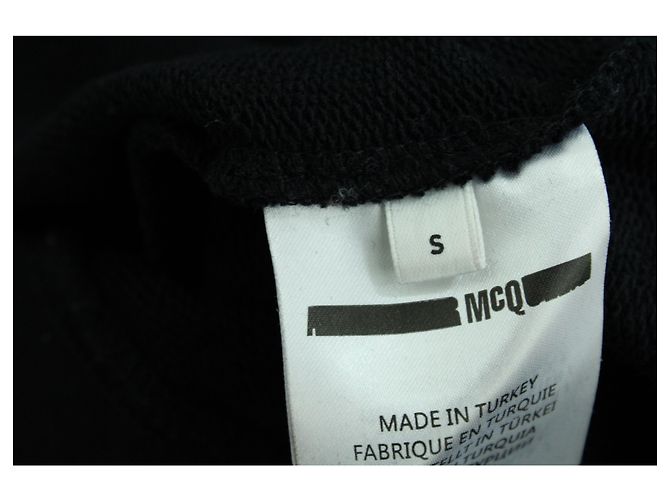 Suéter Mcq Swallow com Estampa Completa em Algodão Preto - vista 4