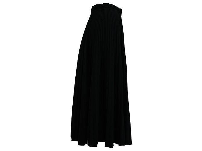Gonna a pieghe Marc Jacobs in poliestere nero - vista 3