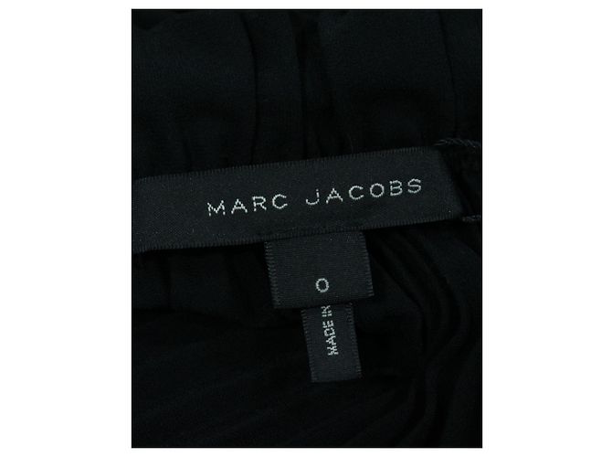 Gonna a pieghe Marc Jacobs in poliestere nero - vista 4