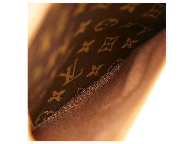 Louis Vuitton Marrone Monogram Sac Gibeciere GM - vista 10