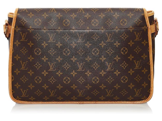 Louis Vuitton Marrone Monogram Sac Gibeciere GM - vista 3