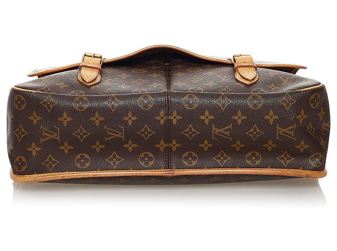 Louis Vuitton Marrone Monogram Sac Gibeciere GM - vista 4