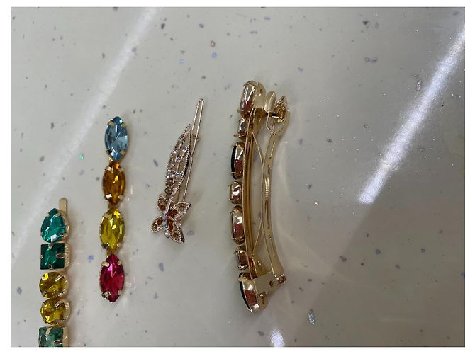 Autre Marque Set di accessori per capelli con perle e finti cristalli Multicolore - vista 12