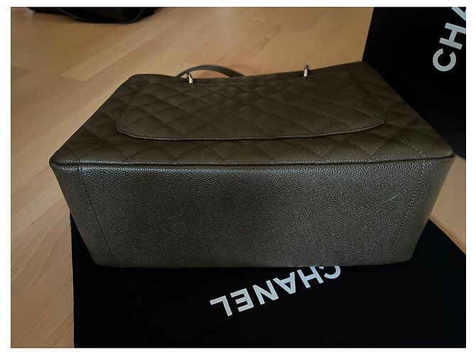 Chanel Grand Shopping Caviale GST Marrone - vista 5