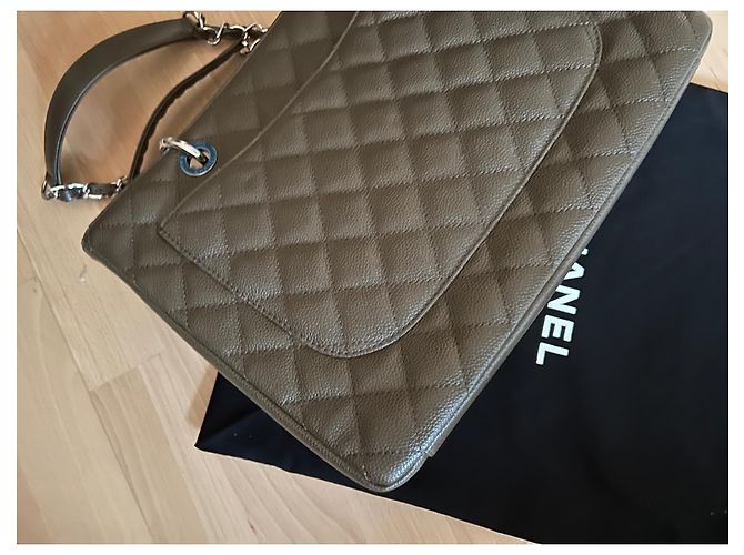 Chanel Grand Shopping Caviale GST Marrone - vista 7