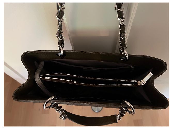 Chanel Grand Shopping Caviale GST Marrone - vista 8