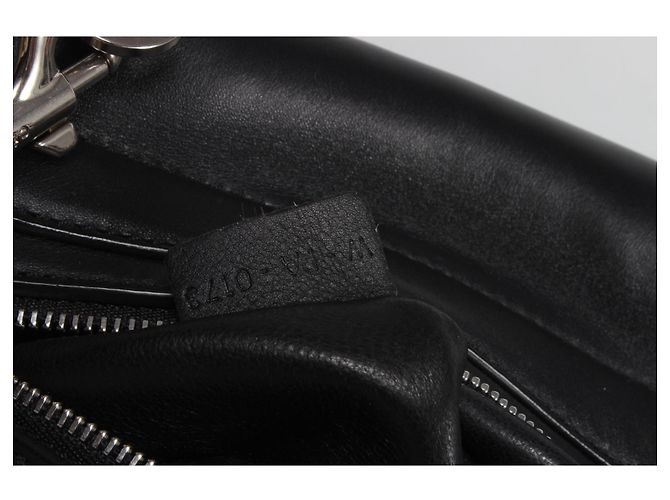 Céline Celine Trapèze Handtasche. Schwarz Grau - Ansicht 9