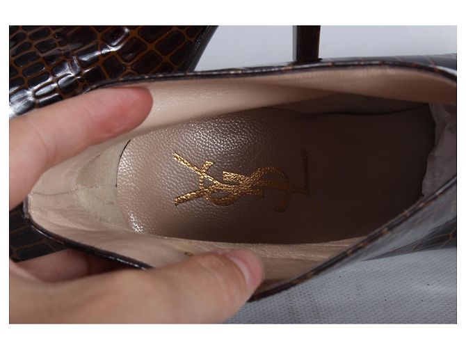 Stivaletto Yves Saint Laurent Marrone - vista 7