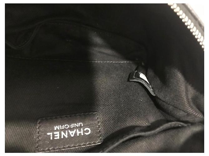 Marsupio Chanel in pelle martellata nera Nero - vista 18