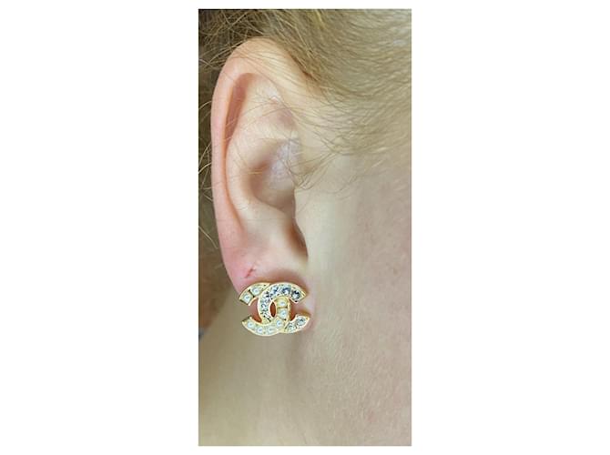 Chanel Aretes Dorado - vista 3